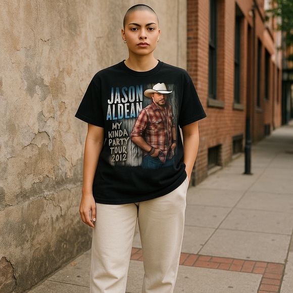 Other - Jason Aldean My Kinda Party Tour 2012 Concert Tee Shirt Small Adult